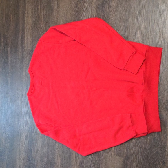 Gap Men's XS Red Crewneck with Maroon Gap Graphic - Picture 6 of 6